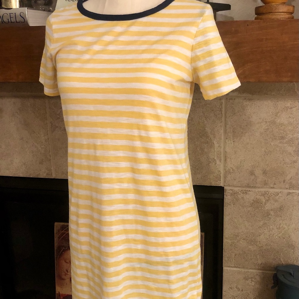 Striped, cotton dress